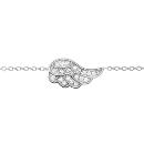 Bracelet Argent 925 Motif Aile d'Ange avec Zirconium Sertis