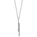 Collier Argent 925 Forme Y Bâton Zirconium Sertis