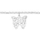 Bracelet Argent 925 Triple Papillons Filigranés